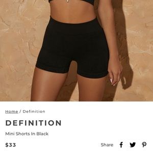 bo + tee shorts